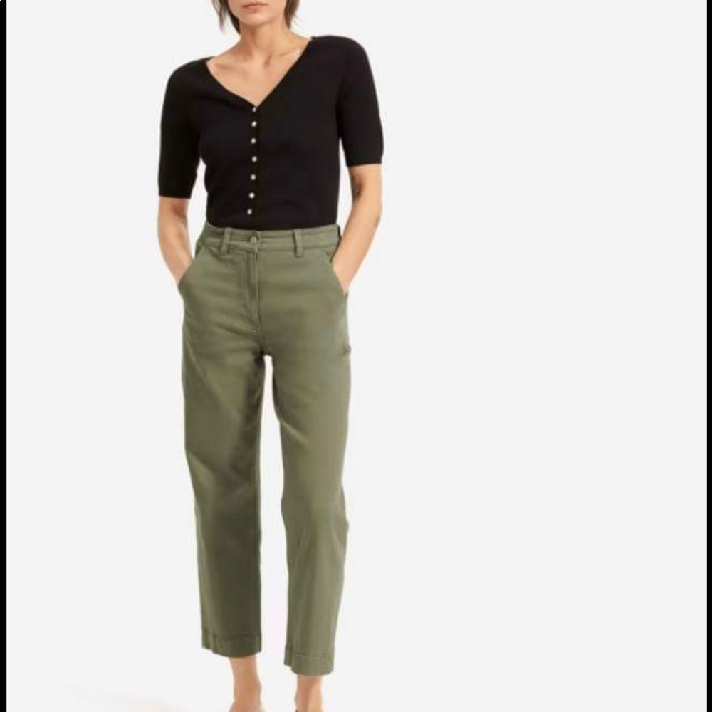Everlane Cropped Straight Leg Pants